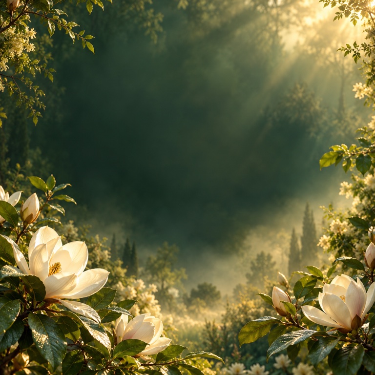 Original CarPro Garden collection artwork: soft green garden
